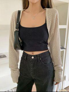 OPEN FRONT CARDIGAN