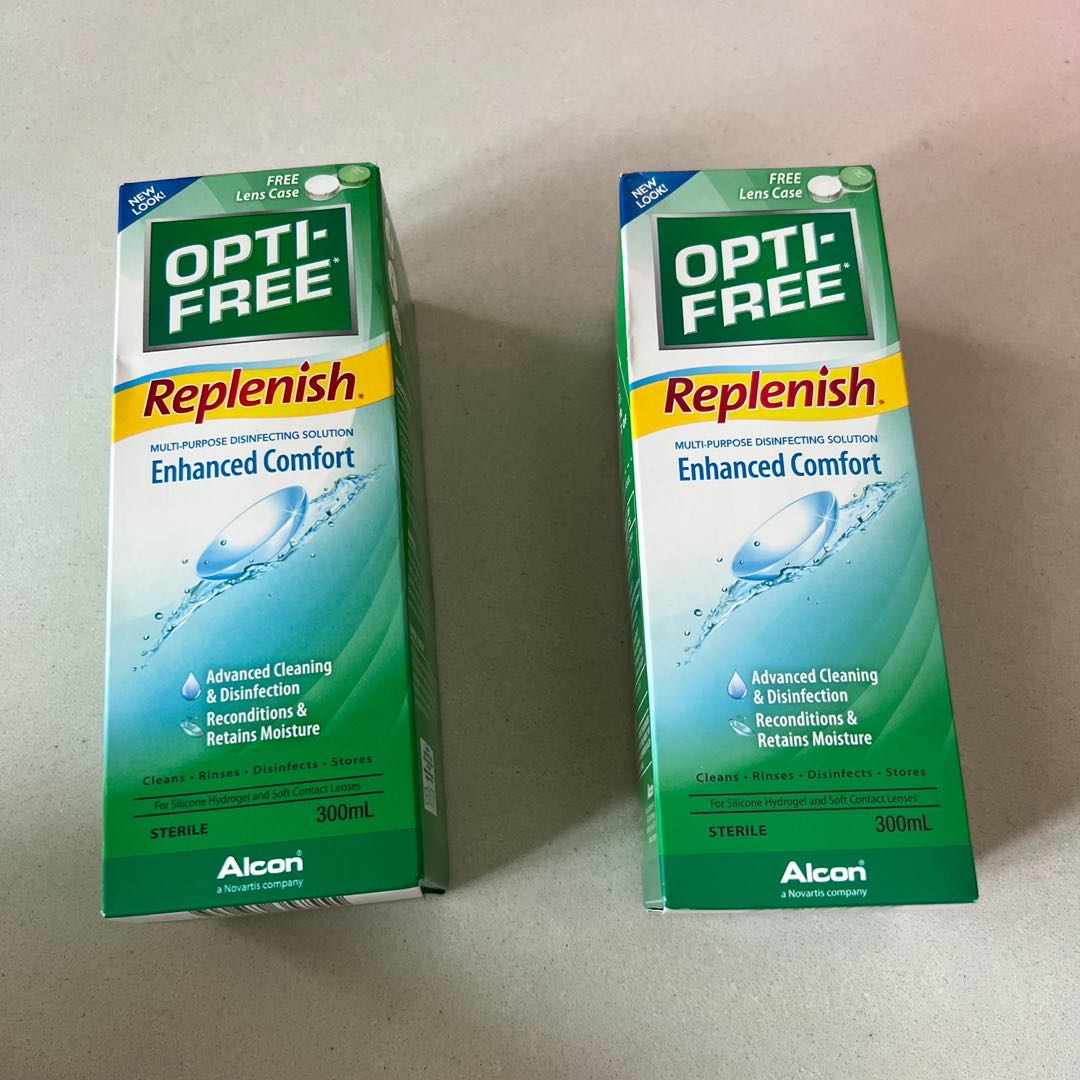 optifree replenish contact lens solution, Beauty & Personal Care