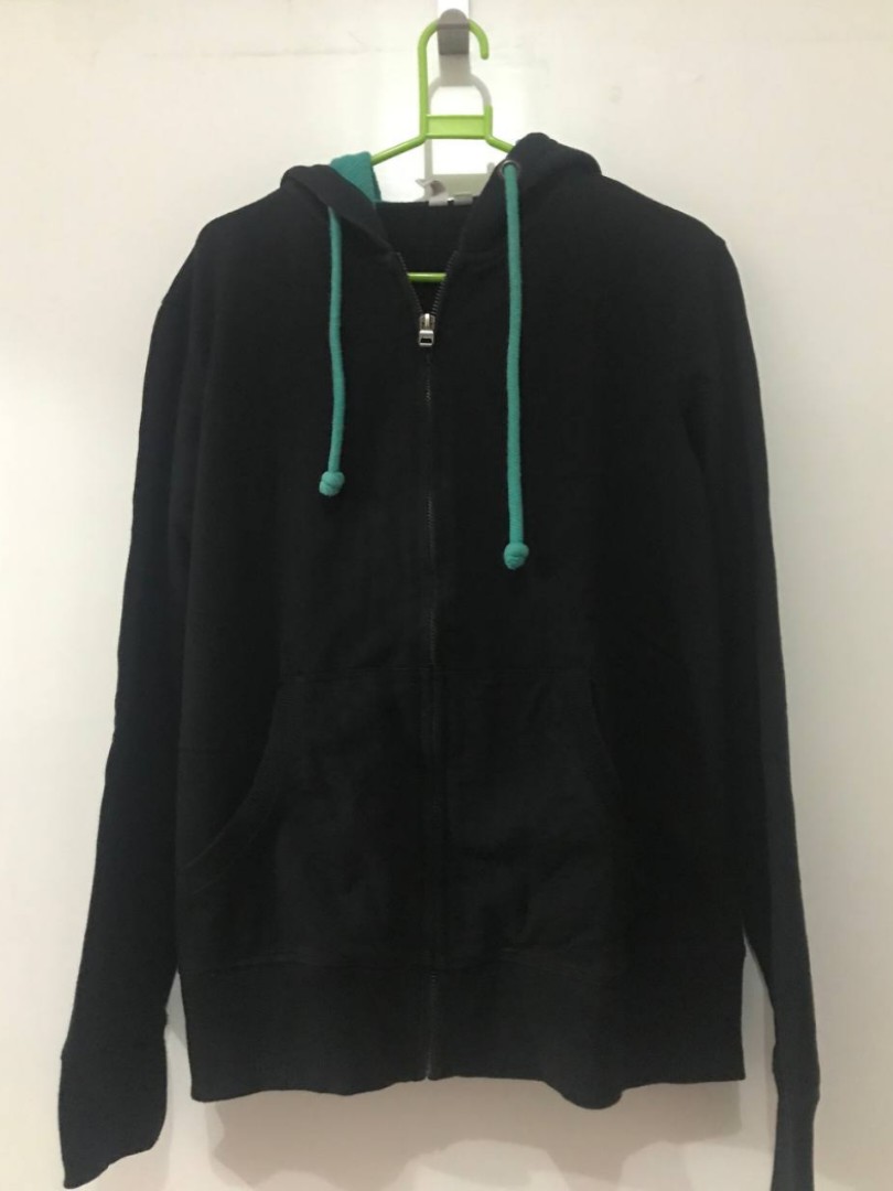 Penshoppe Black Jacket with hood, Men's Fashion, Coats, Jackets and ...