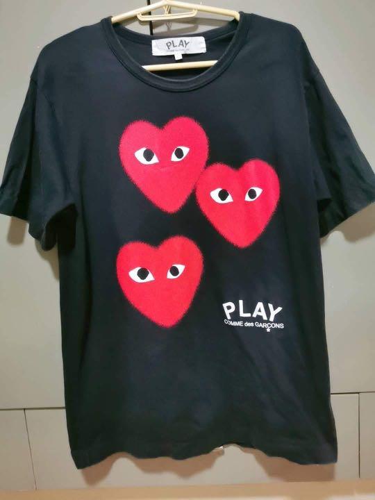 Cdg 3 hot sale hearts
