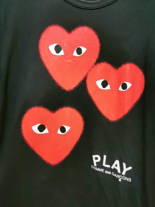 Cdg 3 hot sale hearts