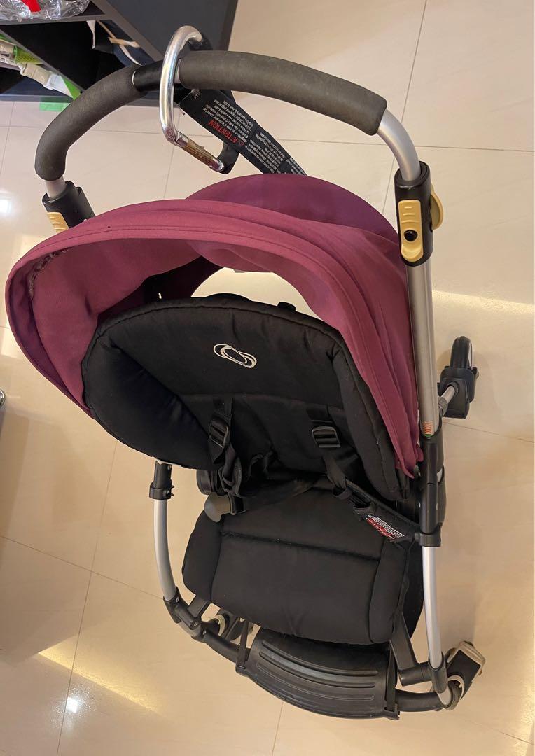 Pre Owned Bugaboo Bee Plus Stroller with Purple Hood Babies Kids Going Out Strollers on Carousell