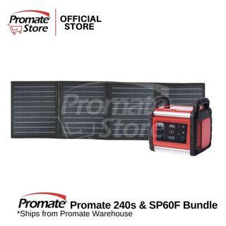 Promate Power station (power bank) and Solar Panel