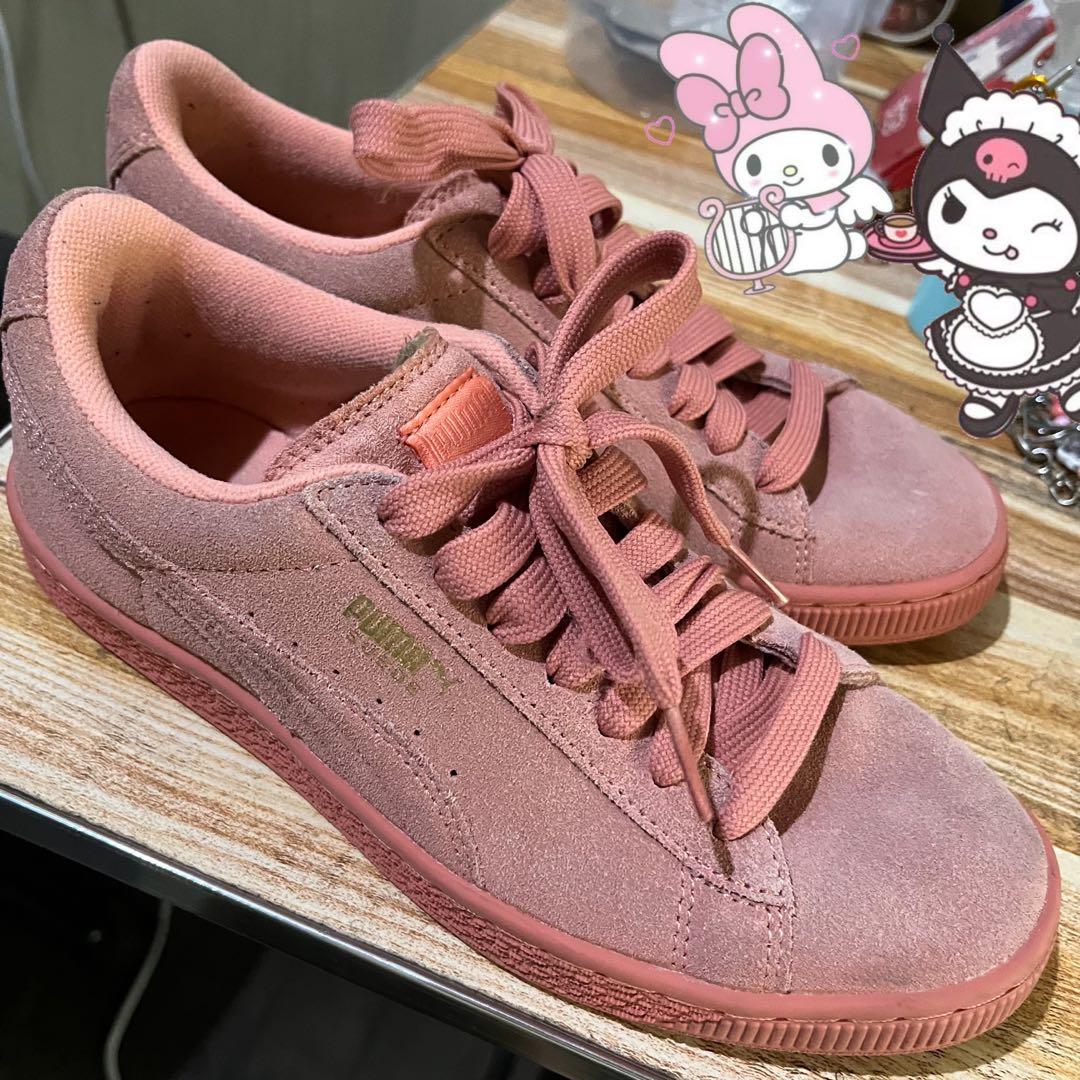 suede classic pink, Women's Fashion, Footwear, Sneakers on Carousell
