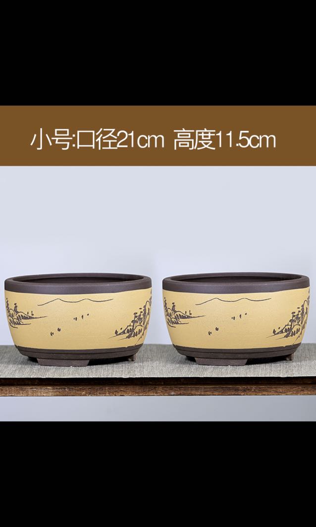 Purple sand pot 21cm x 1 pot only, Furniture & Home Living, Gardening, Pots & Planters on Carousell