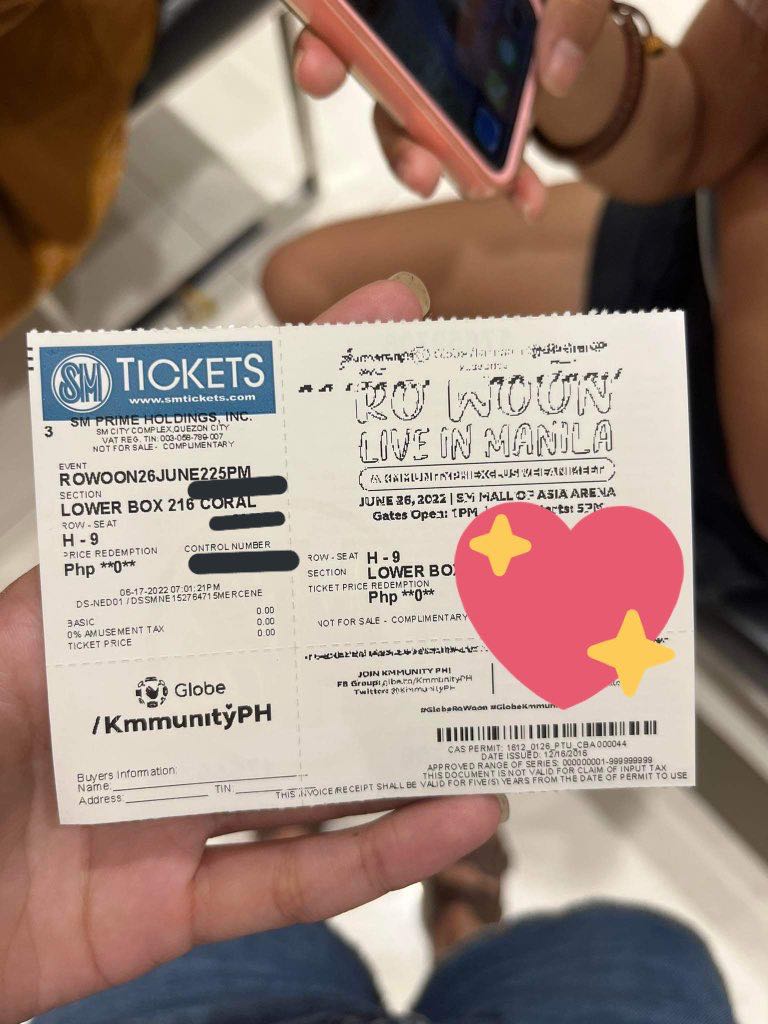Rowoon Fan Meet Ticket Tickets Vouchers Event Tickets On Carousell