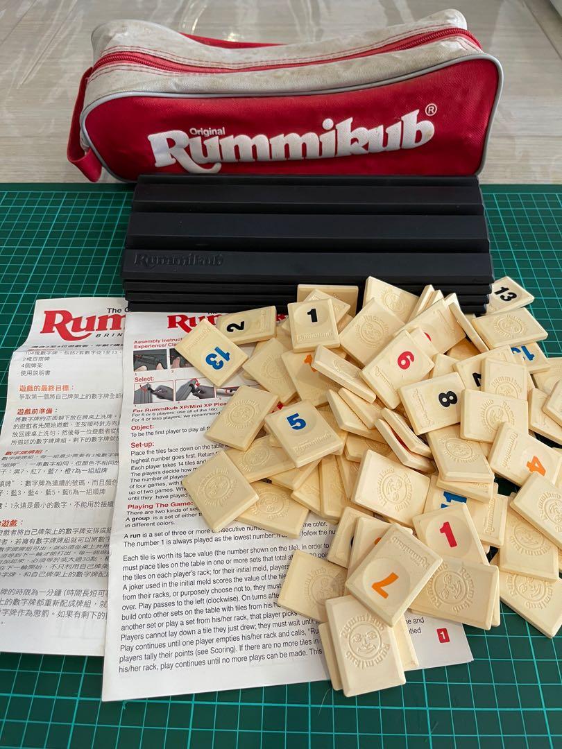 Rummikub - the complete original game with full size racks and tiles in a  durable canvas storage travel case, Hobbies & Toys, Toys & Games on  Carousell