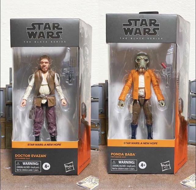 Sale Set of 2] Hasbro Star Wars Black Series Ponda Baba and Dr