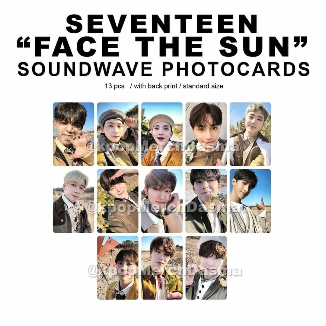 Seventeen Face The Sun Soundwave Photocard Hobbies Toys Memorabilia Collectibles K Wave