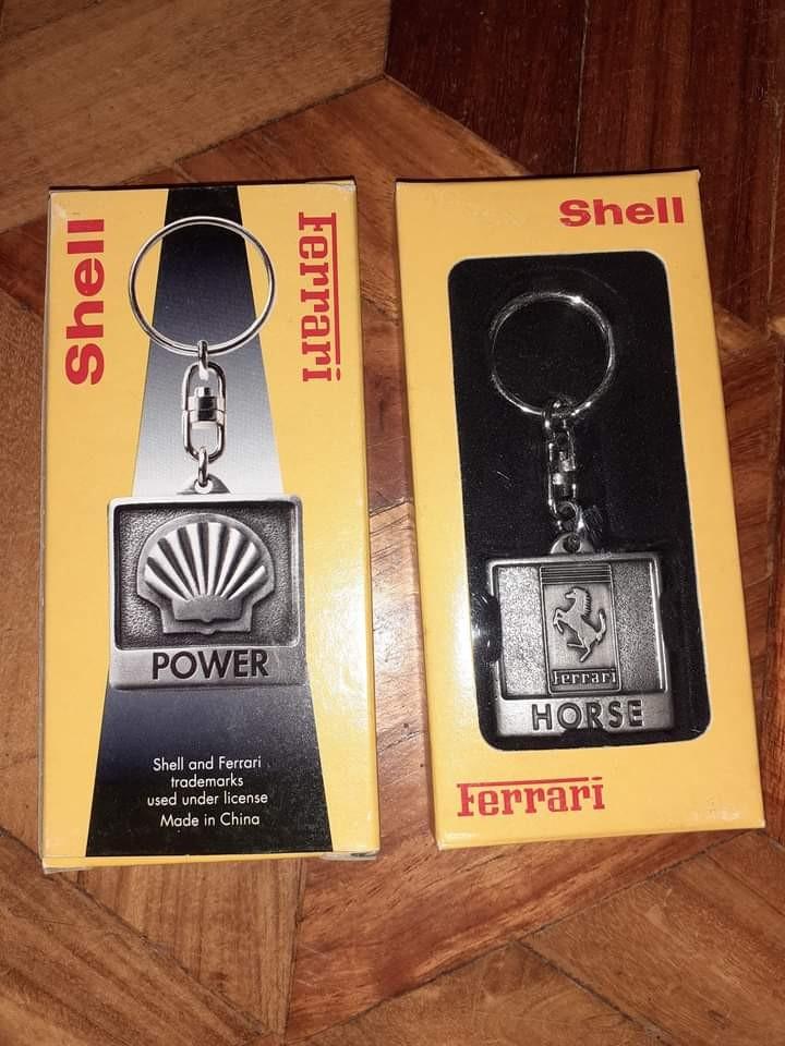 Shell Keychains (Category: Vintage Collectibles) located in Baguio. Submitted by shellcollector (Listing ID 1167340241, Image 3). Description: Shell Ferrari Keychains new sealed 950 pesos each shipping from Baguio.