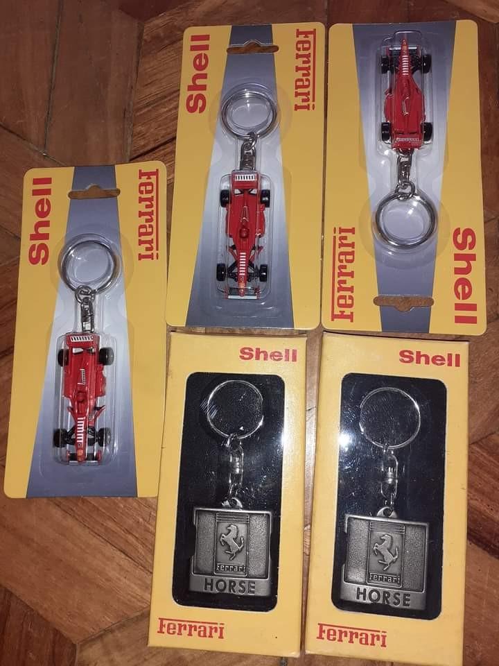 Shell Keychains (Category: Vintage Collectibles) located in Baguio. Submitted by shellcollector (Listing ID 1167340241, Image 1). Description: Shell Ferrari Keychains new sealed 950 pesos each shipping from Baguio.