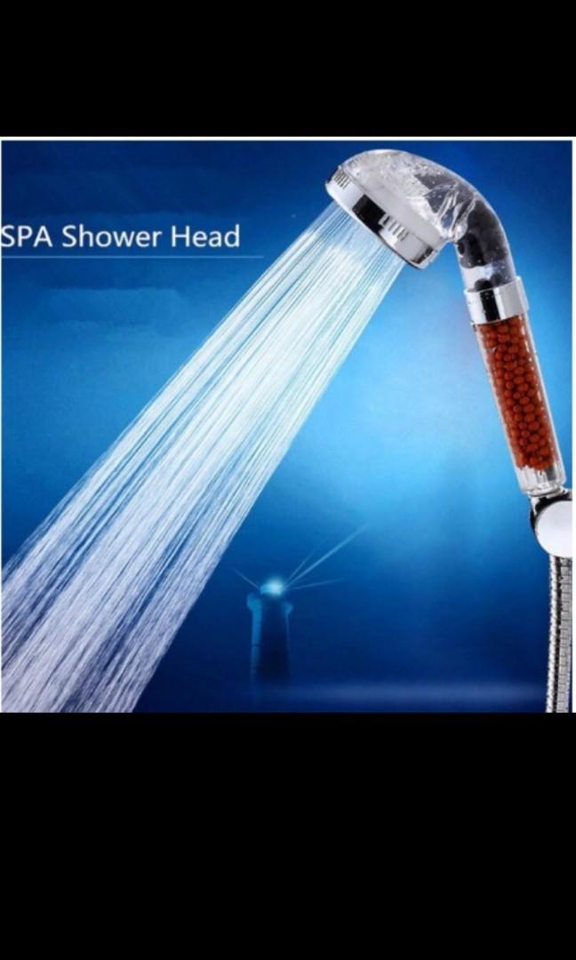 Shower head with filter beads (Category: Water Heater & Instant Showers) located in Manila. Submitted by foxydivas (Listing ID 1167411389, Image 2). Description: ★ detachable cleaning to prevent blockage. Negative ions activate ceramic spheres, far infrared mineralized spheres and antibacterial. Remove 97% of residual chlorine and heavy metals in water. Can be used as a garden sprinkler..