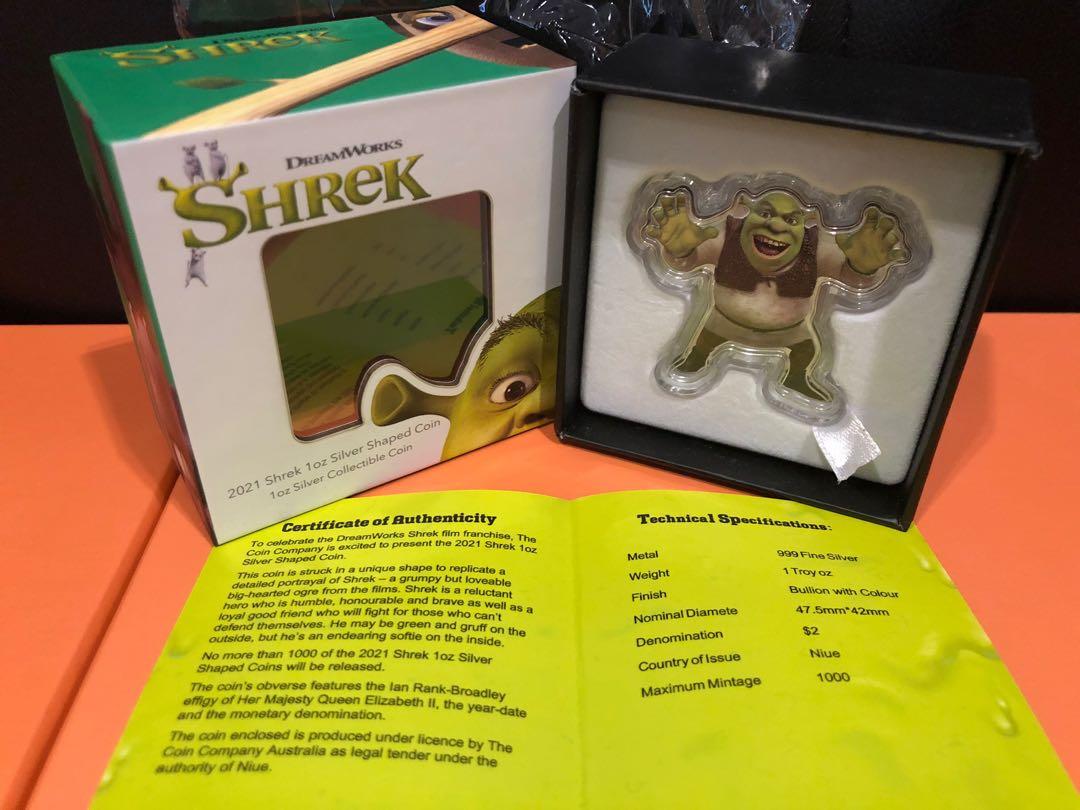 Shrek and the Gang Fine Silver Coins, Hobbies & Toys, Memorabilia ...