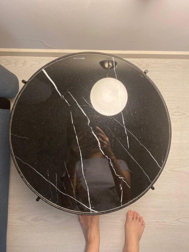 Side Table (Category: Tables & Sets) located in Singapore. Submitted by jasmineyap1985 (Listing ID 1167218206, Image 2). Description: Nice table top with marbled pattern measuring 1.2m in height and 0.8m in width and length going at less than 1/3 of the original price. .