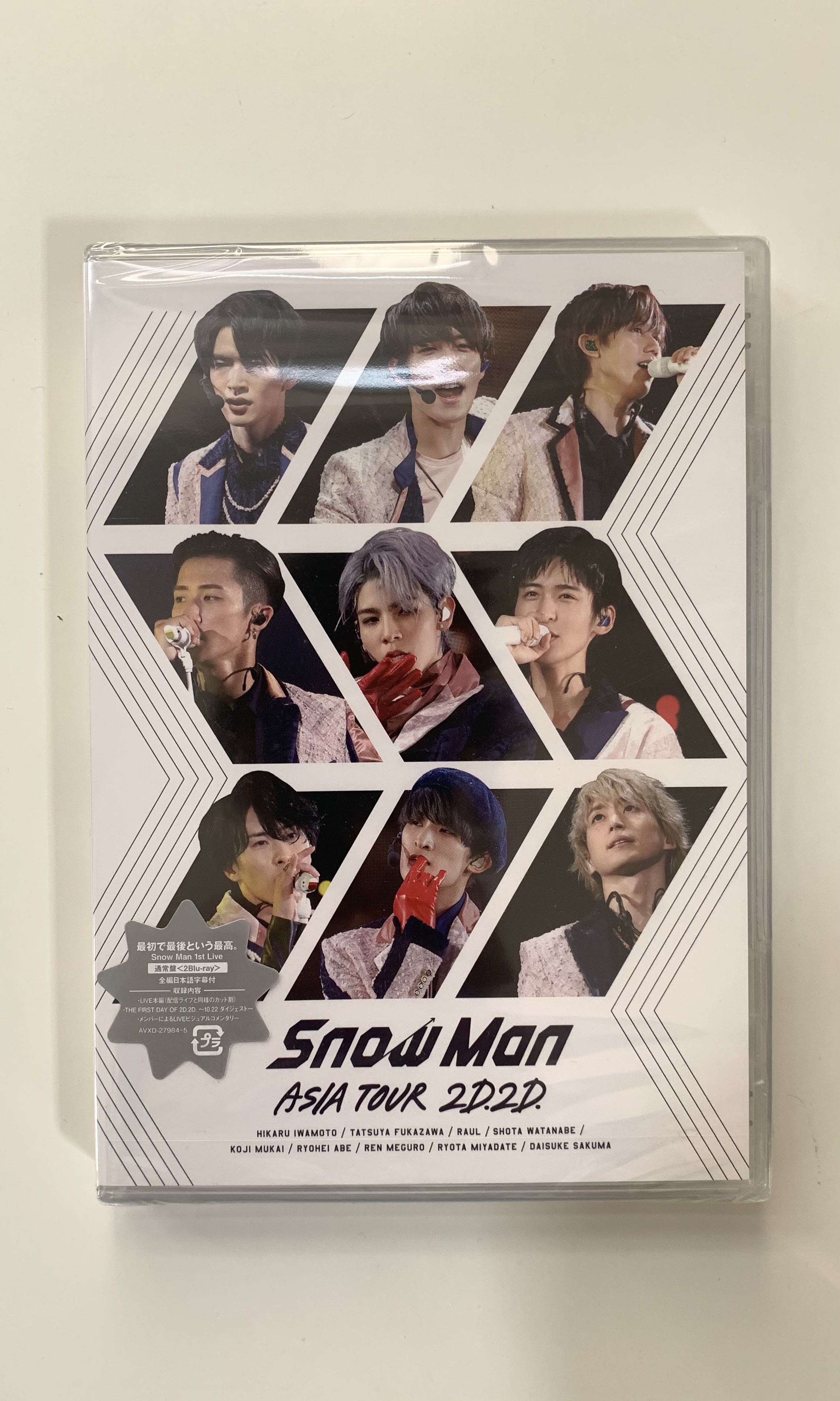 全新日版Snowman Asia tour 2D2D 通常盤blue ray, 興趣及遊戲, 收藏品