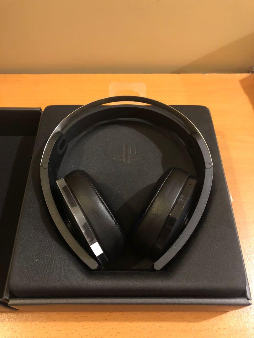 Playstation platinum headset sale outlet