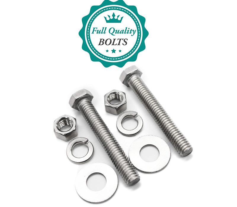 Steel Bolt Full Thread Anchor with Nut and Washer, Commercial