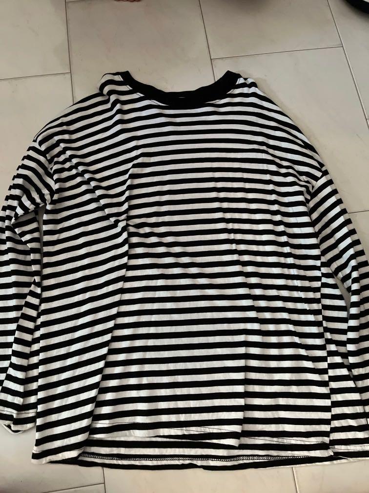 Striped long sleeve shirt, Men's 