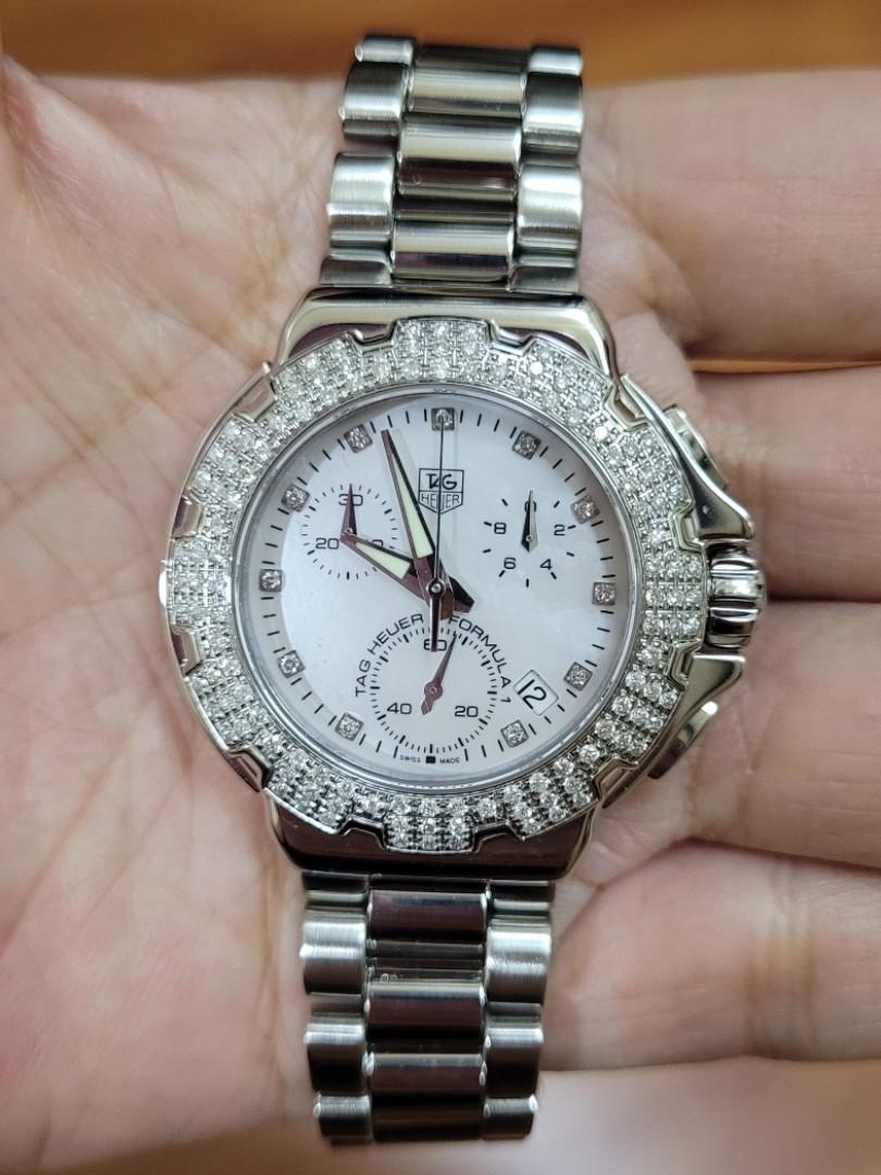 Chrono diamond ladies new arrivals watch