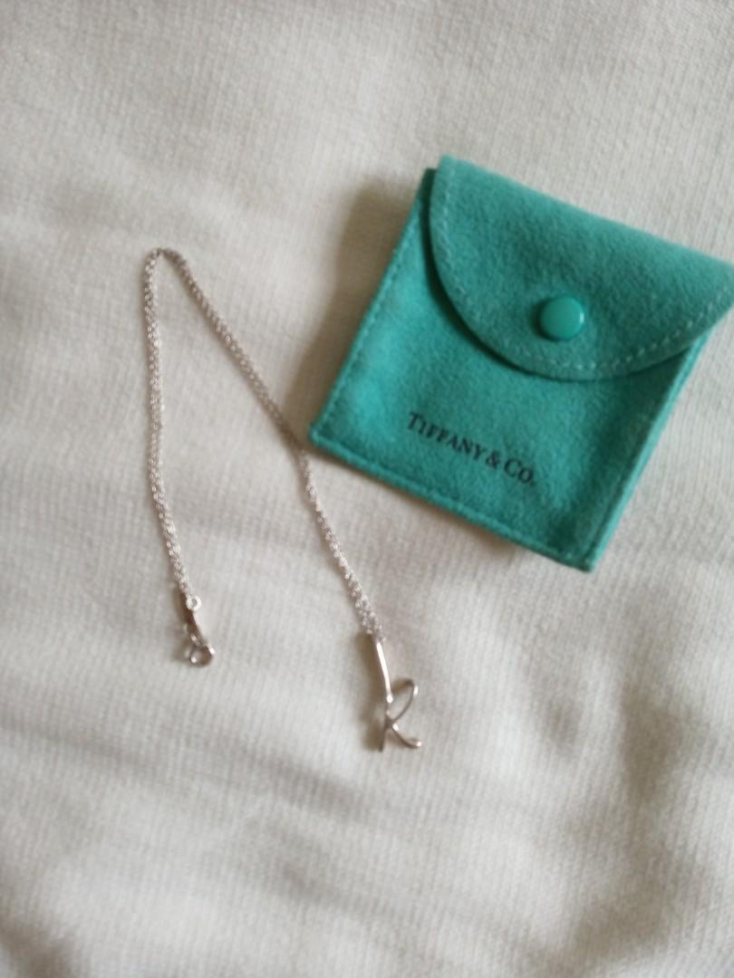TIFFANY \u0026 Co Sterling silver Initial 