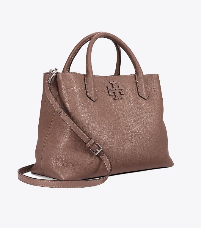 Mcgraw triple compartment clearance satchel tory burch