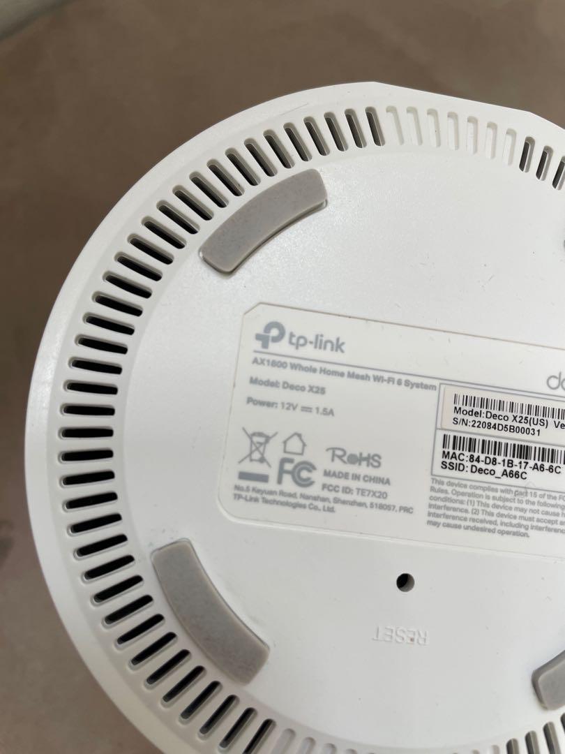 TPLink Deco x25 Wifi, Computers & Tech, Parts & Accessories