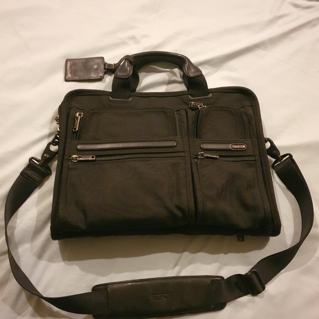 Tumi Office/Messenger Bag, Men's Fashion, Bags, Briefcases on Carousell