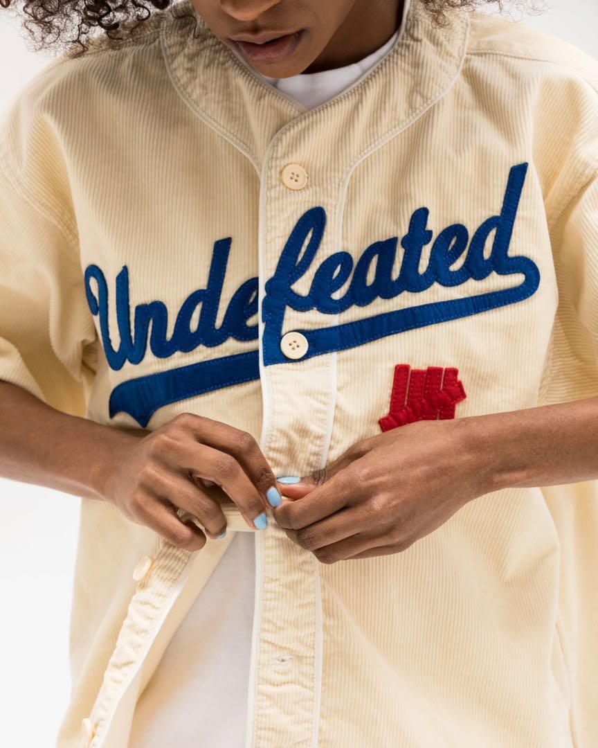 UNDEFEATED CORD S/S BASEBALL JERSEY - 30006 Off White