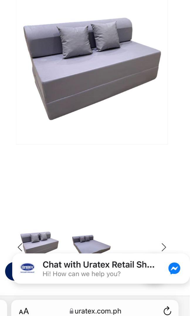 Uratex Semi-Double Sofa Bed, Furniture & Home Living, Furniture, Bed ...