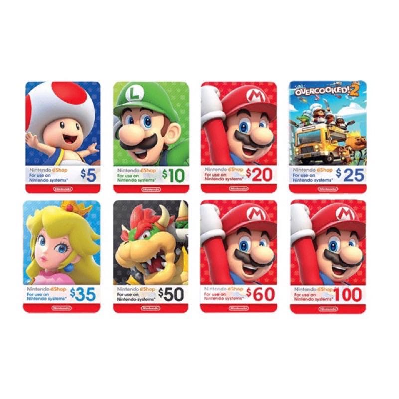 🇺🇸USA]Nintendo Switch eShop Prepaid Card Credit 5-100USD/Individual  Member (⚡Fast ), Video Gaming, Video Games, Nintendo on Carousell