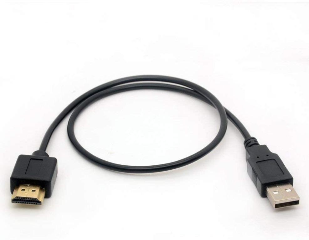 USB to HDMI Cable USB 2.0 A Male to HDMI Male Extension Converter