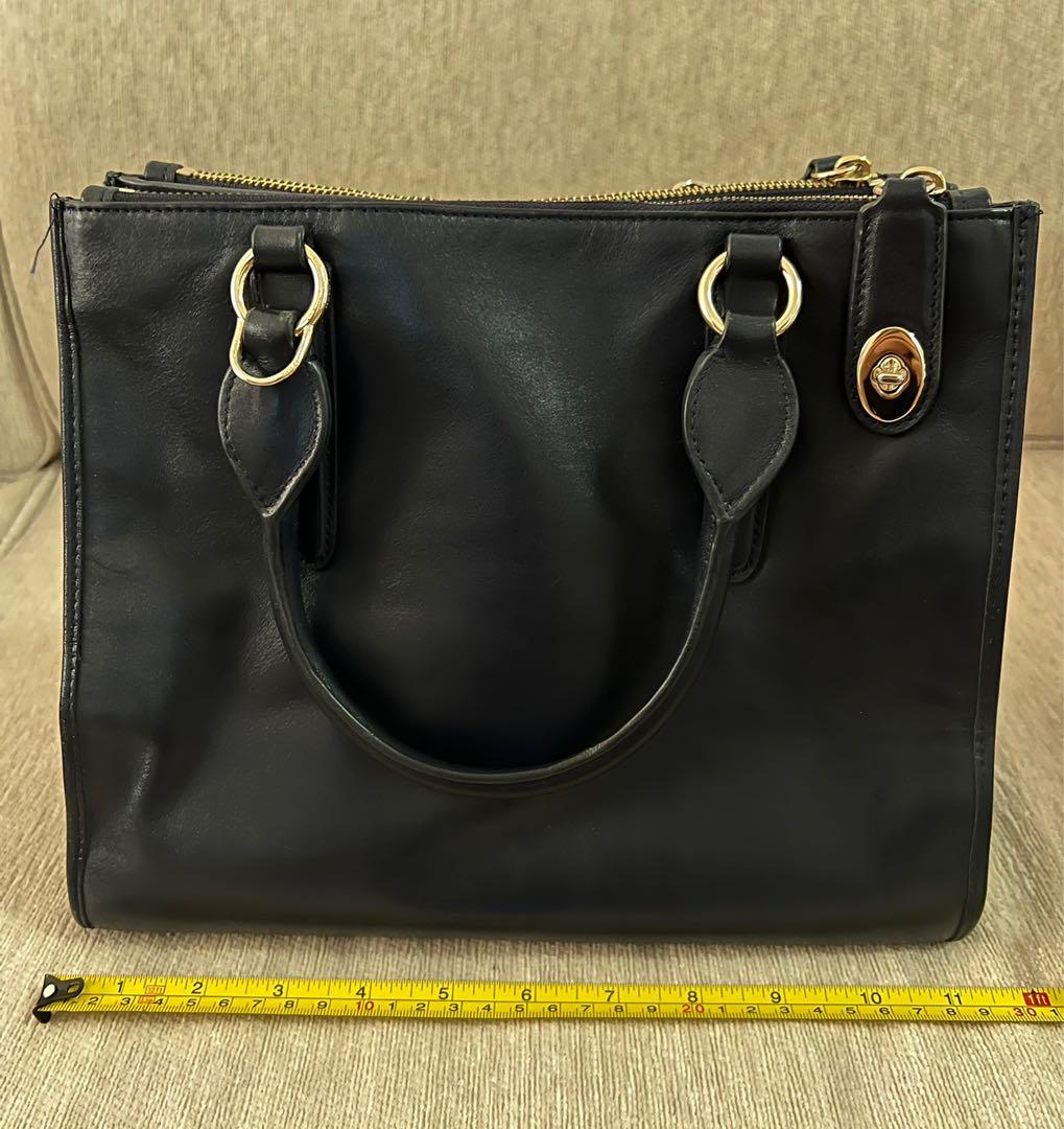 Used coach bag for sale Navy blue colour Luxury Bags Wallets