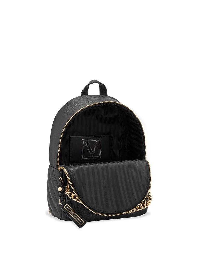 All black victoria secret new arrivals backpack