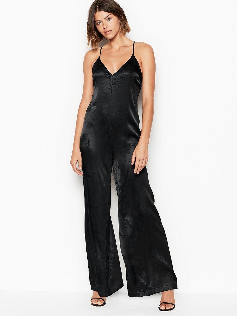 Victoria secret satin jumpsuit shop