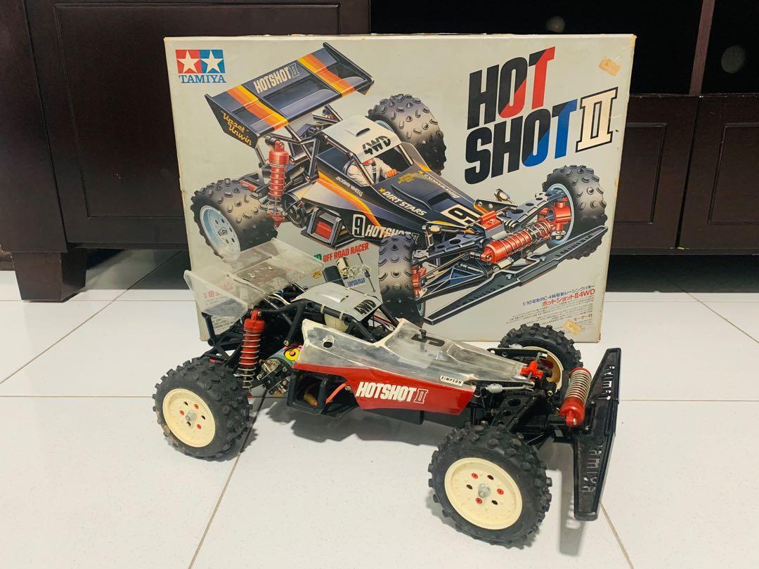 Vintage 1987 Tamiya Hotshot II complete with box, original esc, motor