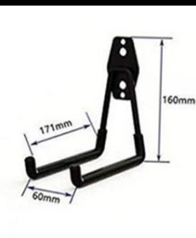Wall mount bracket (Category: Hooks & Hangers) located in Singapore. Submitted by jimzs (Listing ID 1167237521, Image 2). Description: Set of 4 , selling at $20 only. very good to hang bicycle or other heavy stuff . pls description on my picture. Self collect at Punggol.