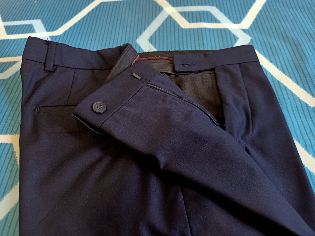 [WARDROBE CLEARANCE] MARCO DONATELI Dark Blue Formal Office Pants, Men ...