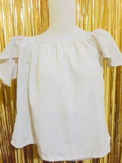 White Sabrina Top korean