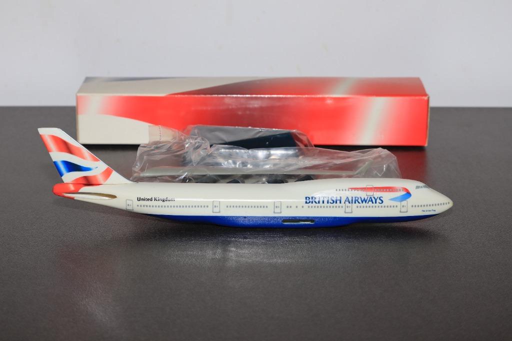 Wooster 英國航空珍寶客機British Airways Boeing 747-400 Plastic