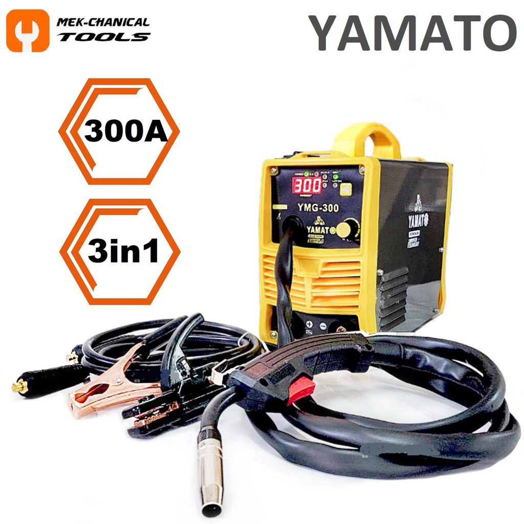 Yamato Digital Inverter Gasless 3 In 1 Mig Mma Tig Welding Machine Ymg 300a Commercial 