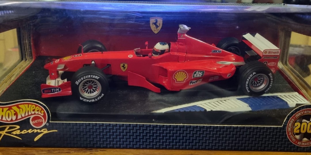 1:18 Hot Wheels Racing Ferrari F1 2000 Launch Car, Hobbies & Toys,  Memorabilia & Collectibles, Vintage Collectibles On Carousell