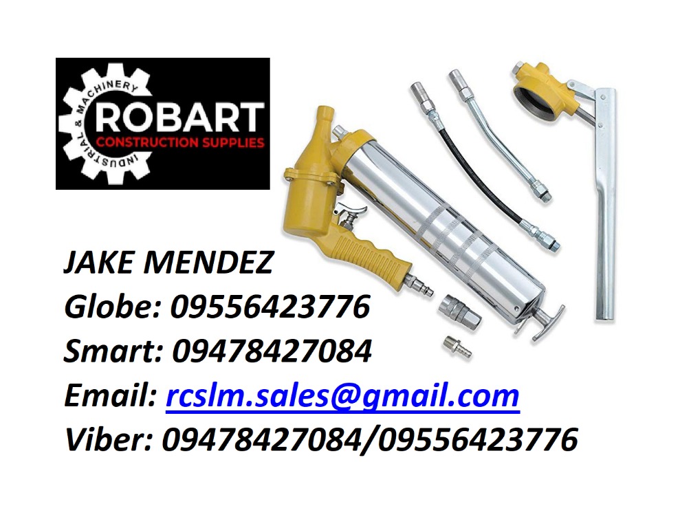 6 PCS AIR/ MANUAL GREASE GUN, Commercial & Industrial, Construction