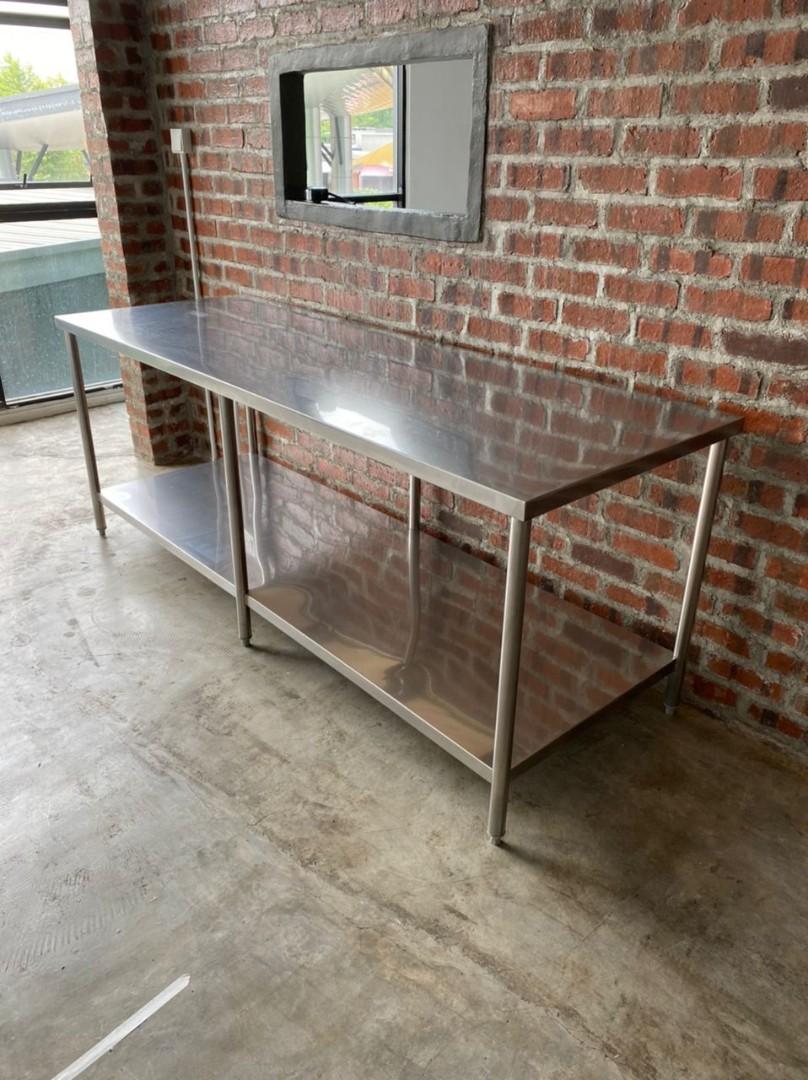 7 foot stainless steel table top