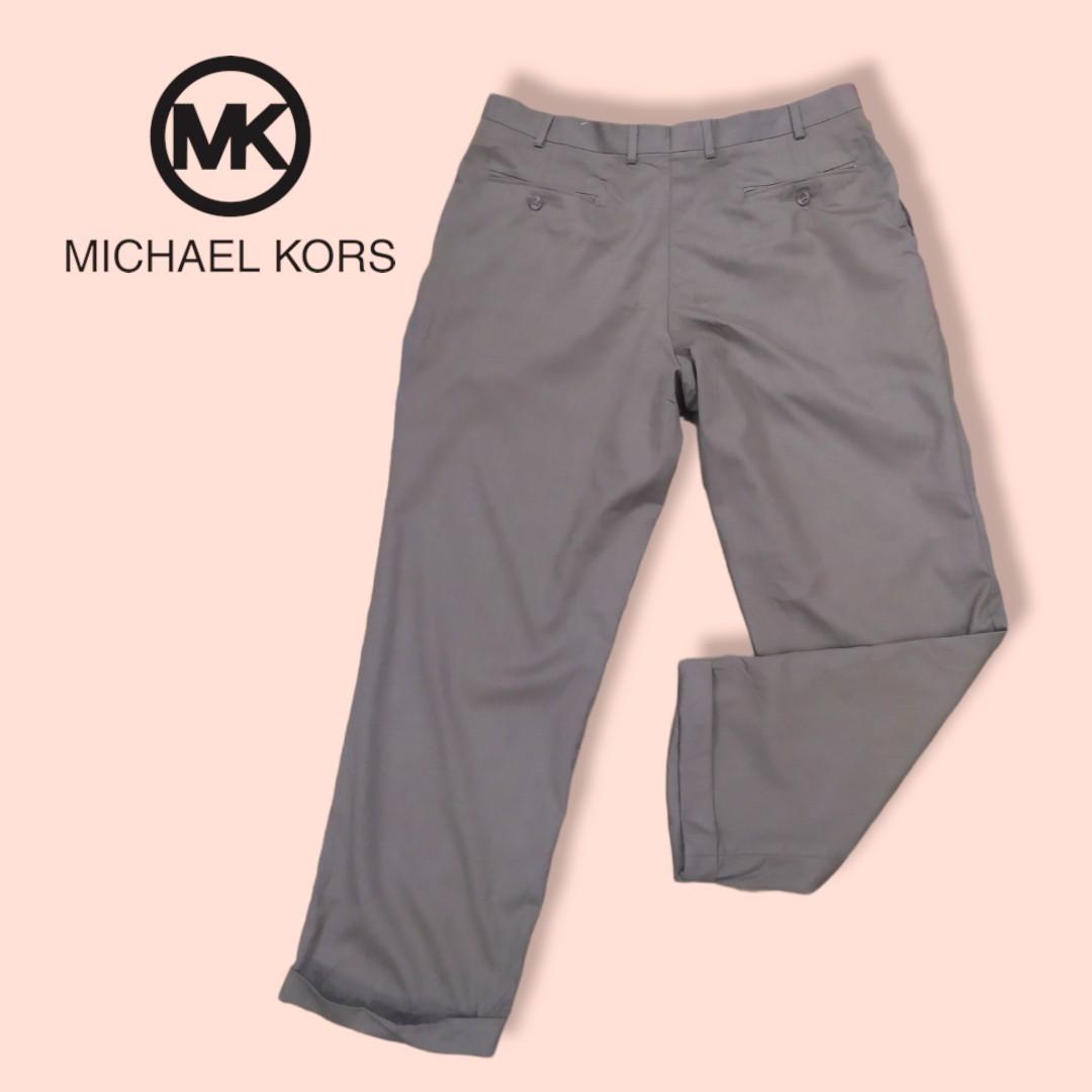 Michael Kors MICHAEL KORS Mens Black Stretch Pants 52W 32L