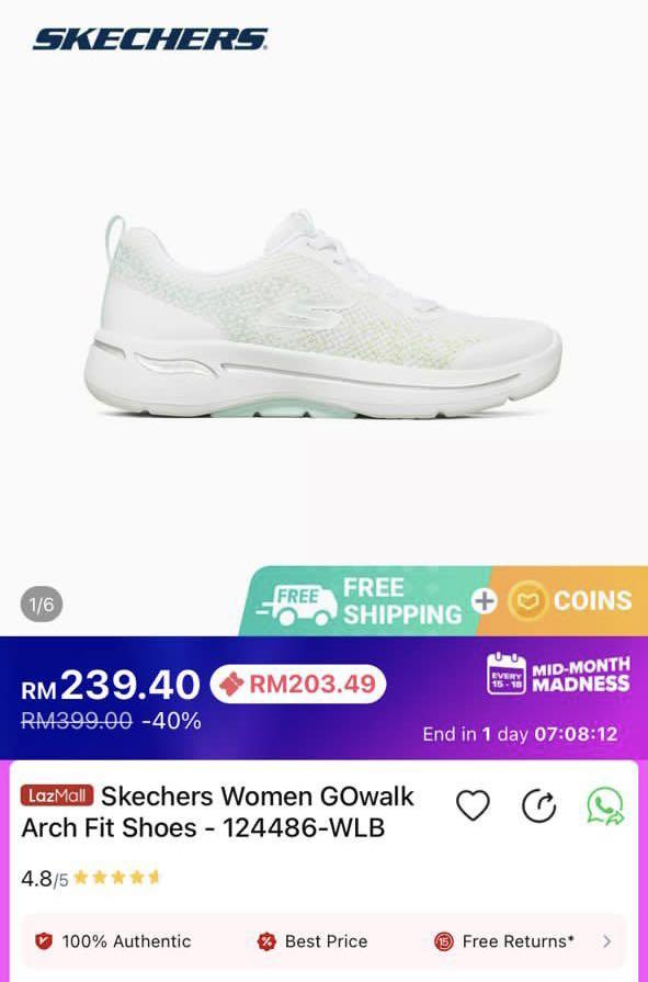 SKECHERS GOwalk Arch Fit Shoes