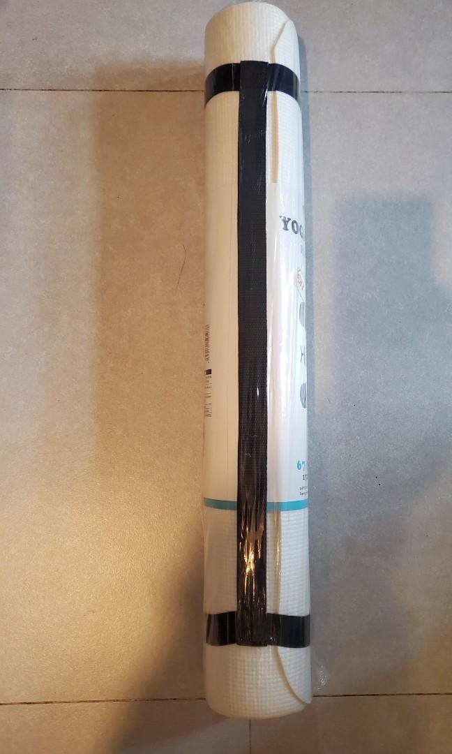 瑜伽墊 yoga mat 運動 地墊 daiso aeon, 運動產品, 運動與健身, 運動與健身 運動地墊 Carousell