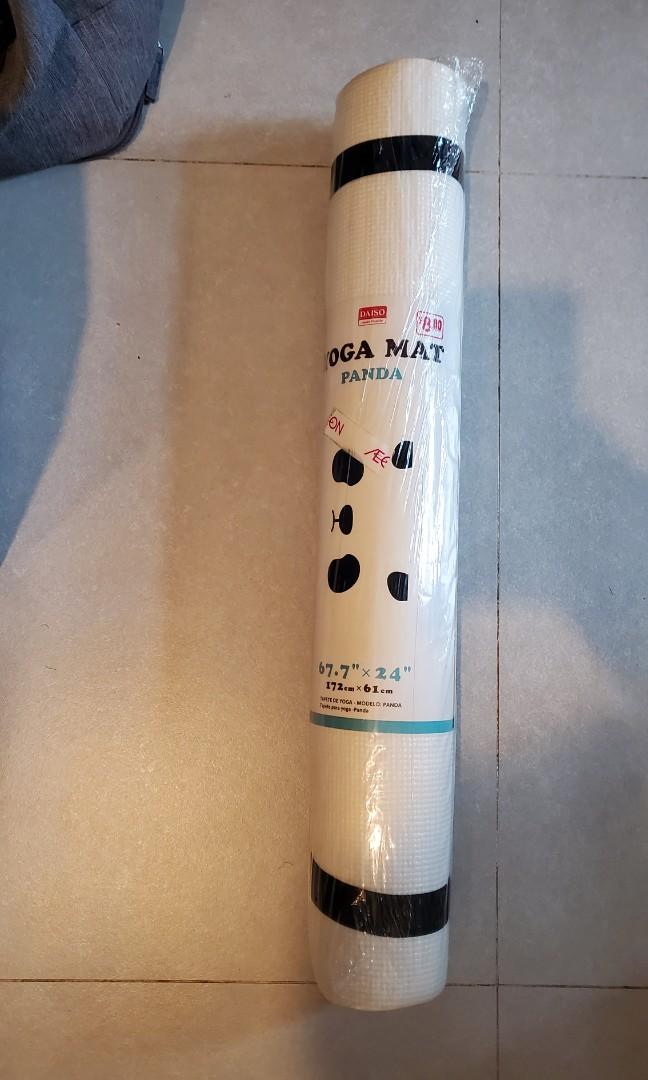 瑜伽墊 yoga mat 運動 地墊 daiso aeon, 運動產品, 運動與健身, 運動與健身 運動地墊 Carousell