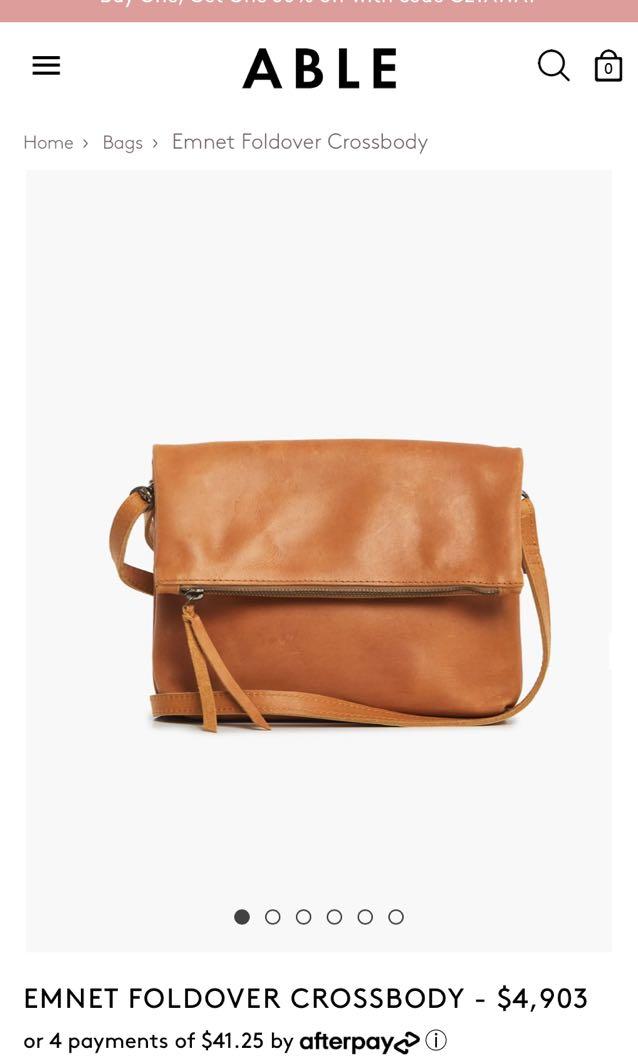 Able emnet shop foldover crossbody