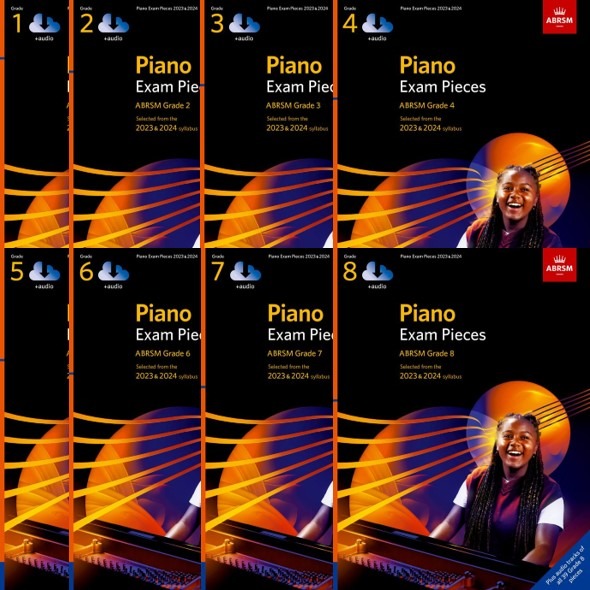 ABRSM Piano Exam Pieces 2023 & 2024 Grade 1, 2, 3, 4, 5, 6, 7, 8
