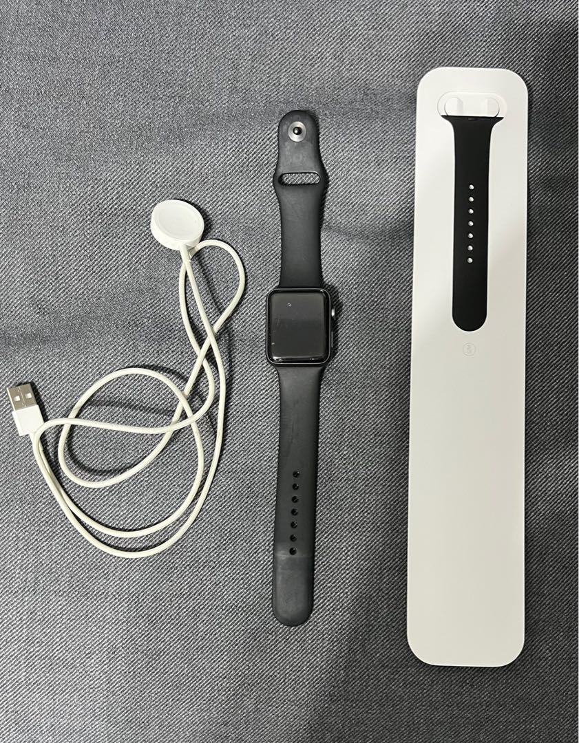 Apple Watch series 2 42 MM GPS Aluminium Black cannot turn ON Mobile Phones Gadgets Wearables Smart Watches on Carousell